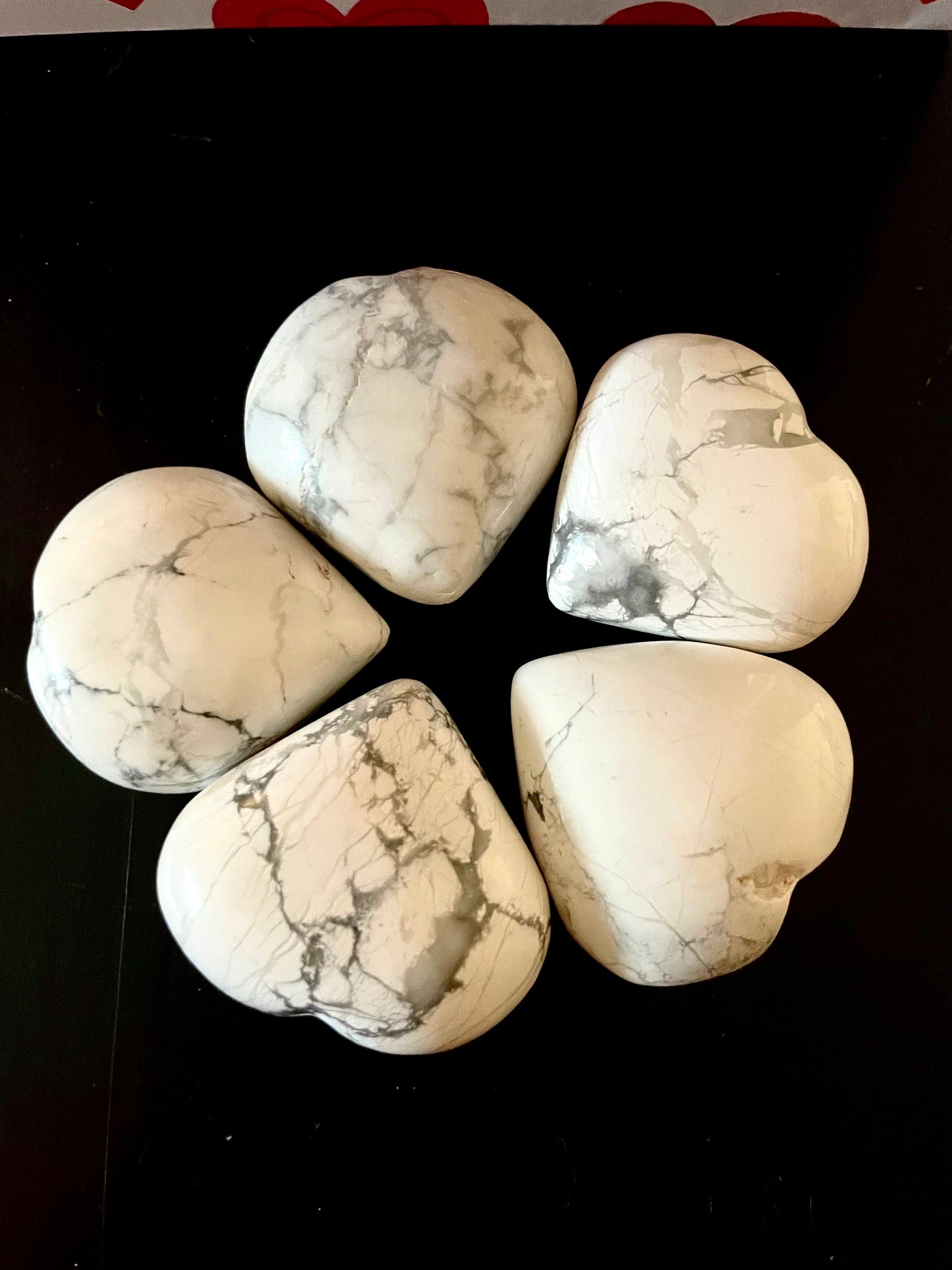 Howlite Heart