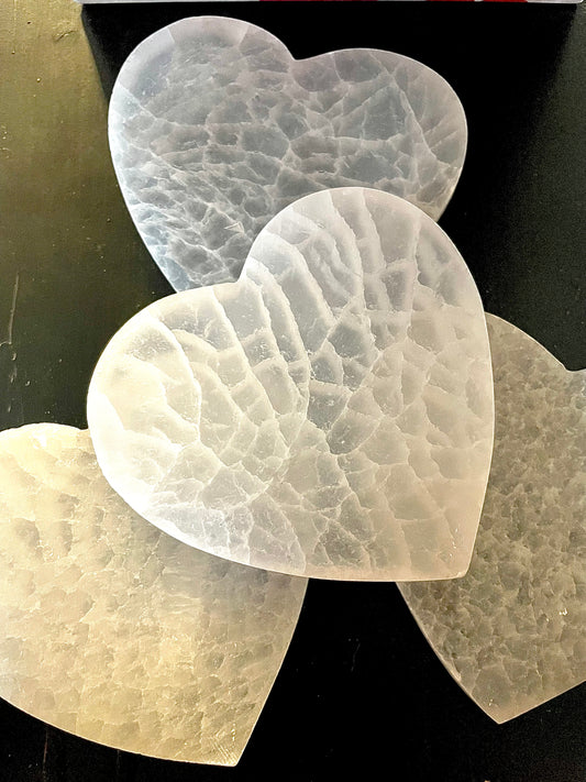 Selenite Heart