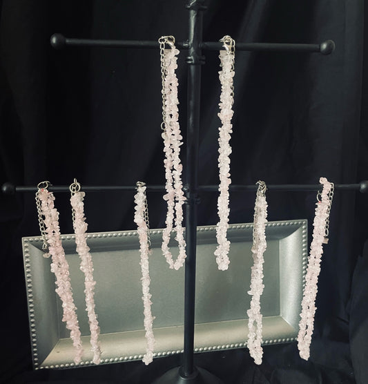 Rose Quartz Choker